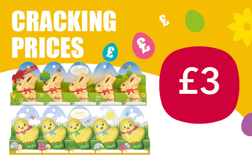 Lindt Gold Bunny &amp; Little Chick Easter Milk Chocolate 5 x 10g.png